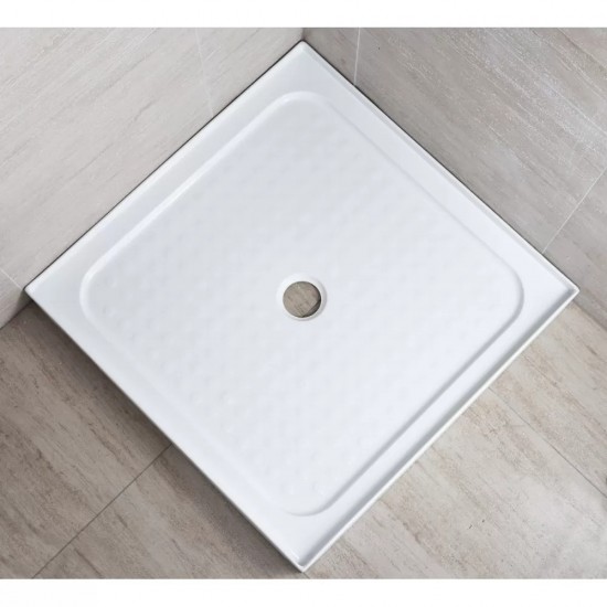 1000x1000mm Square Shower Tray Center/Corner Waste 1000x1000mm Square Shower Tray Center/Corner Waste